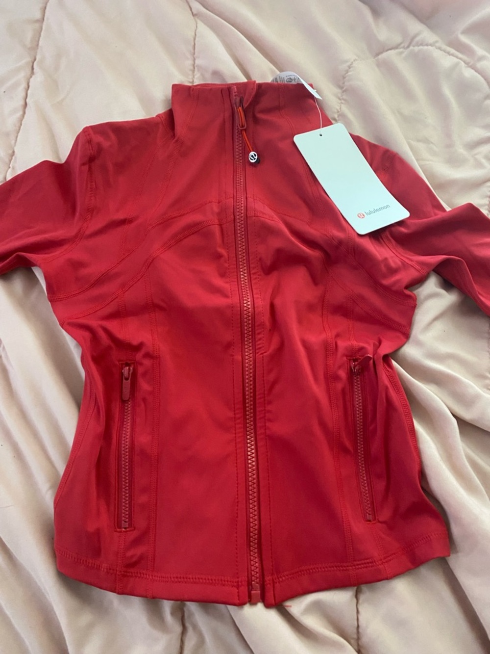 lululemon athletica Vibrant Red Full-Zip Utility Jacket